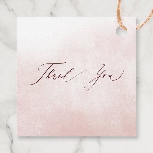 Étiquettes Cadeau Mariage de automne Floral Orange Rustique (Dos)