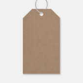 Étiquettes-cadeau Mariage de cartons d'anémone aquarelle (Dos)