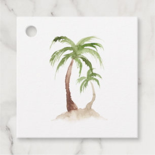 Étiquettes Cadeau Mariage de destination tropicale