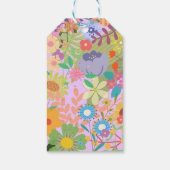 Étiquettes-cadeau Mariage de fleurs (Dos)