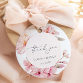 Étiquettes Cadeau Mariage de la fleur de cerisier Sakura