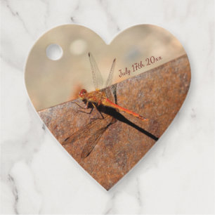 Étiquettes Cadeau Mariage de la Libellule Élégante