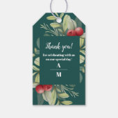 Étiquettes-cadeau Mariage de la verdure de Noël (Devant)