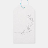 Étiquettes-cadeau Mariage de mariée et de chambre romantique (Dos)