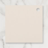 Étiquettes Cadeau Mariage de Noël dessiné à la main (Dos)