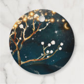 Étiquettes Cadeau Mariage de nuit étoilé (Dos)