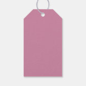 Étiquettes-cadeau MARIAGE de Parties scintillant rose (Dos)