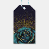 Étiquettes-cadeau Mariage de Parties scintillant Rose gothique foncé (Dos)