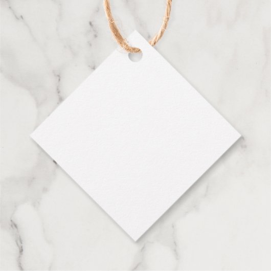 Étiquettes Cadeau Mariage de script Monogramme (Dos)