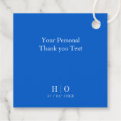 Étiquettes Cadeau Mariage de tuiles modernes été méditerranéen (Dos)