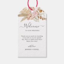 Mariage Décor Fleur de Palmier et de Pampa Neutre