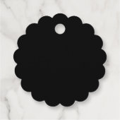 Étiquettes Cadeau Mariage design simple et élégant (Dos)