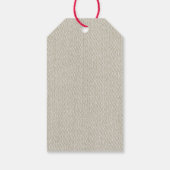 Étiquettes-cadeau Mariage d'été Eucalyptus de verdure rustique. (Dos)