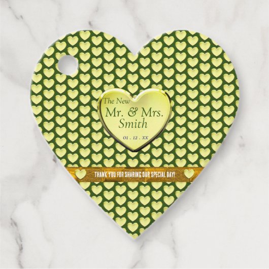 Étiquettes Cadeau Mariage d'événements Merci (Devant)