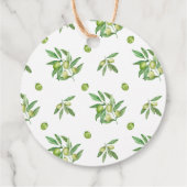 Étiquettes Cadeau Mariage d'huile d'olive (Dos)