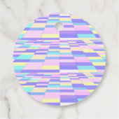 Étiquettes Cadeau Mariage Disco personnalisable (Dos)