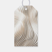 Étiquettes-cadeau mariage d'ivoire coulant merci (Dos)