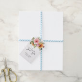 Étiquettes-cadeau Mariage Élégant Rose Chic (Avec de laficelle)