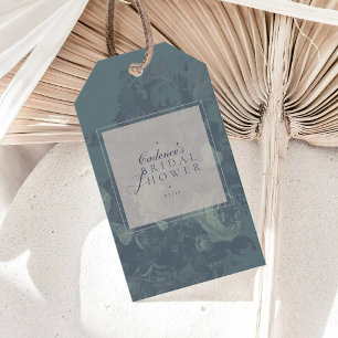 Étiquettes-cadeau Mariage Élégant Vintage Rustique Floral Salle de B
