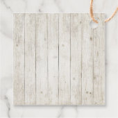 Étiquettes Cadeau Mariage en bois rustique ID515 (Dos)