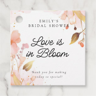 Étiquettes Cadeau Mariage en fleurs : Shower de mariage