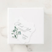 Étiquettes Cadeau Mariage Eucalyptus Sage Vert Aquarelle (En situation)