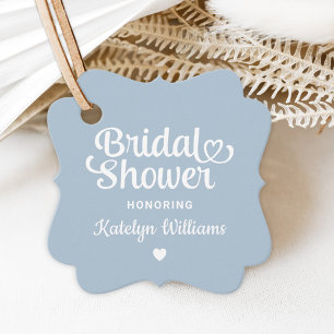 Étiquettes Cadeau Mariage Fantaisiste Cérémonie de Fiançailles Cœur 