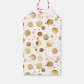 Étiquettes-cadeau Mariage : Fête de Fiançailles Perles Blanches et O (Dos)