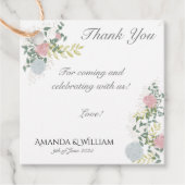 Étiquettes Cadeau Mariage finement prospère (Devant)