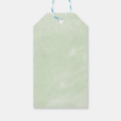 Étiquettes-cadeau mariage fleur sauvage merci (Dos)