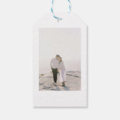 Étiquettes-cadeau Mariage Fleur sauvage rustique (Dos)