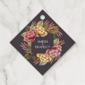 Étiquettes Cadeau Mariage floral spectaculaire (Devant)