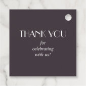 Étiquettes Cadeau Mariage floral spectaculaire (Dos)