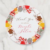 Étiquettes Cadeau Mariage Français Kissed Sweet Berry Raisins (Devant)