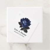 Étiquettes Cadeau Mariage gothique floral (En situation)