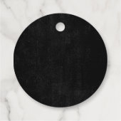 Étiquettes Cadeau Mariage gothique Halloween (Dos)