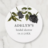 Étiquettes Cadeau Mariage gothique Halloween Fête de mariage (Devant)