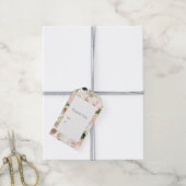 Étiquettes-cadeau Mariage Hydrangea Fleurs Rose Tendre (Avec de la ficelle)