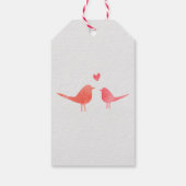 Étiquettes-cadeau Mariage Inséparable aquarelle (Dos)