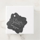 Étiquettes Cadeau Mariage Laisser Amour Sparkle Envoyer (En situation)