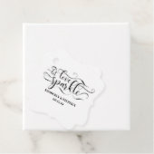 Étiquettes Cadeau Mariage Laisser Amour Sparkle Envoyer (En situation)