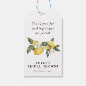 Étiquettes-cadeau Mariage Lemon Citrus Main Squeeze (Devant)