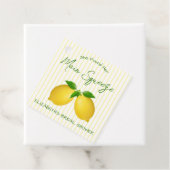 Étiquettes Cadeau Mariage Lemon Main Squeeze (En situation)