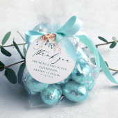 Étiquettes Cadeau Mariage Merci de plage