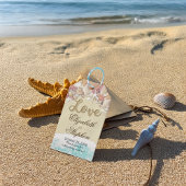 Étiquettes-cadeau Mariage Merci Été Plage Starfish Coques de mer