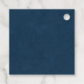 Étiquettes Cadeau Mariage mexicain Blue Talavera (Dos)