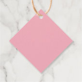 Étiquettes Cadeau Mariage minimal à queue noire violette merci (Dos)