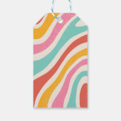 Étiquettes-cadeau Mariage minimaliste coloré (Dos)