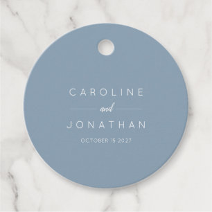 Étiquettes Cadeau Mariage minimaliste moderne élégant personnalisé b