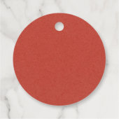 Étiquettes Cadeau Mariage moderne roux de fleurs Boho (Dos)